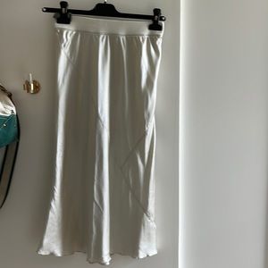 ATM silk slip skirt